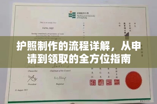 浦江护照制作的流程详解，从申请到领取的全方位指南